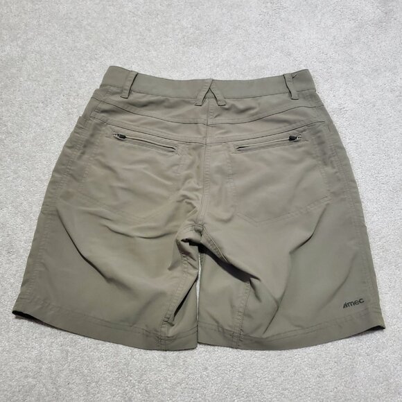 MEC Lightweight Hiking Shorts Gorpcore Nylon Blend Olive Green Women's 6 x 8" - Picture 5 of 13